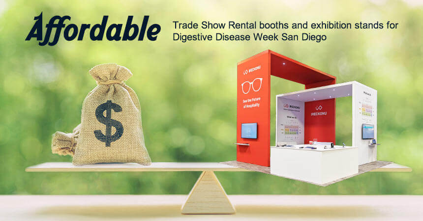 Affordable Trade Show Rental booths and exhibition stands for Digestive Disease Week San Diego
