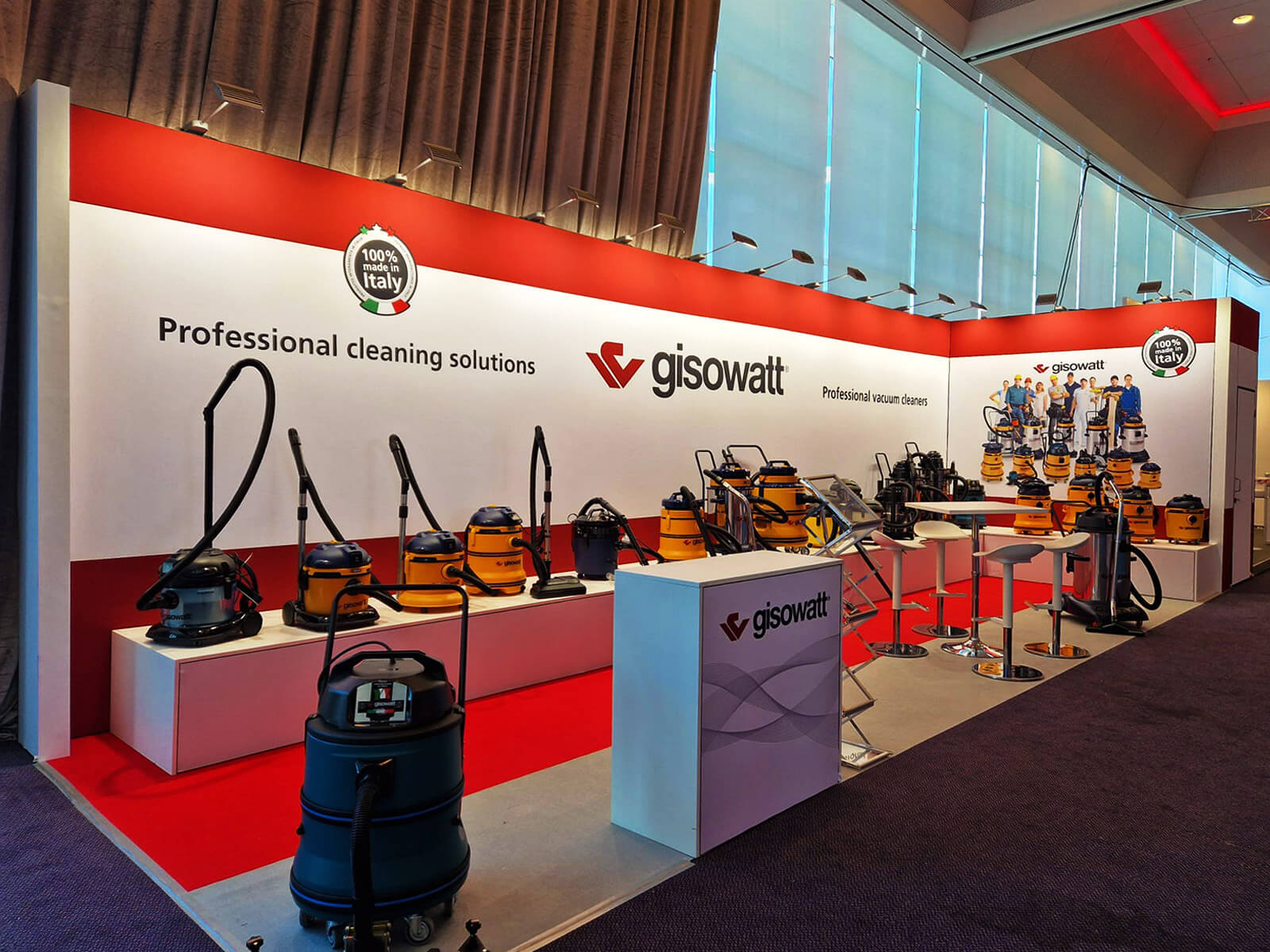 Exhibition stand for Gisowatt, Interclean 2024 at Amsterdam