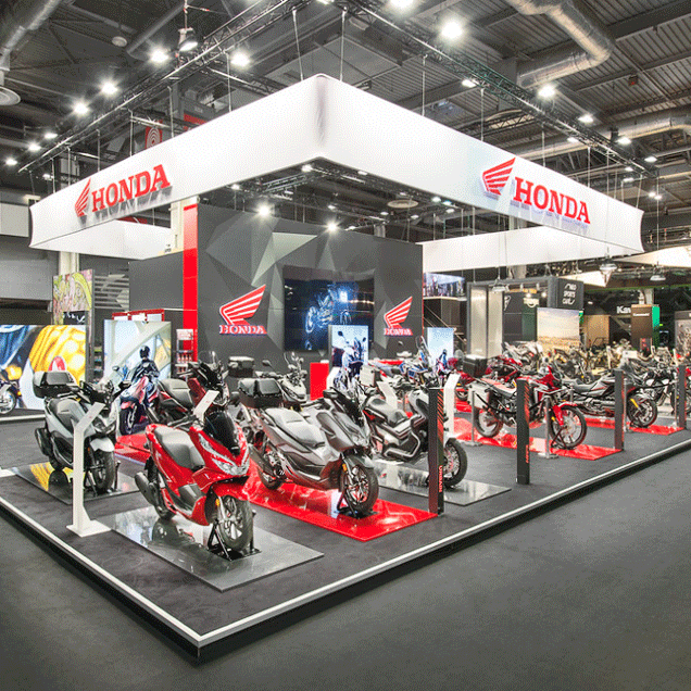 Exhibition stands for Honda (Japan) mondial-de-auto Paris Show, Paris