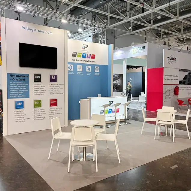 Exhibition stand for Polling Group at Tire Technology Expo, Hannover