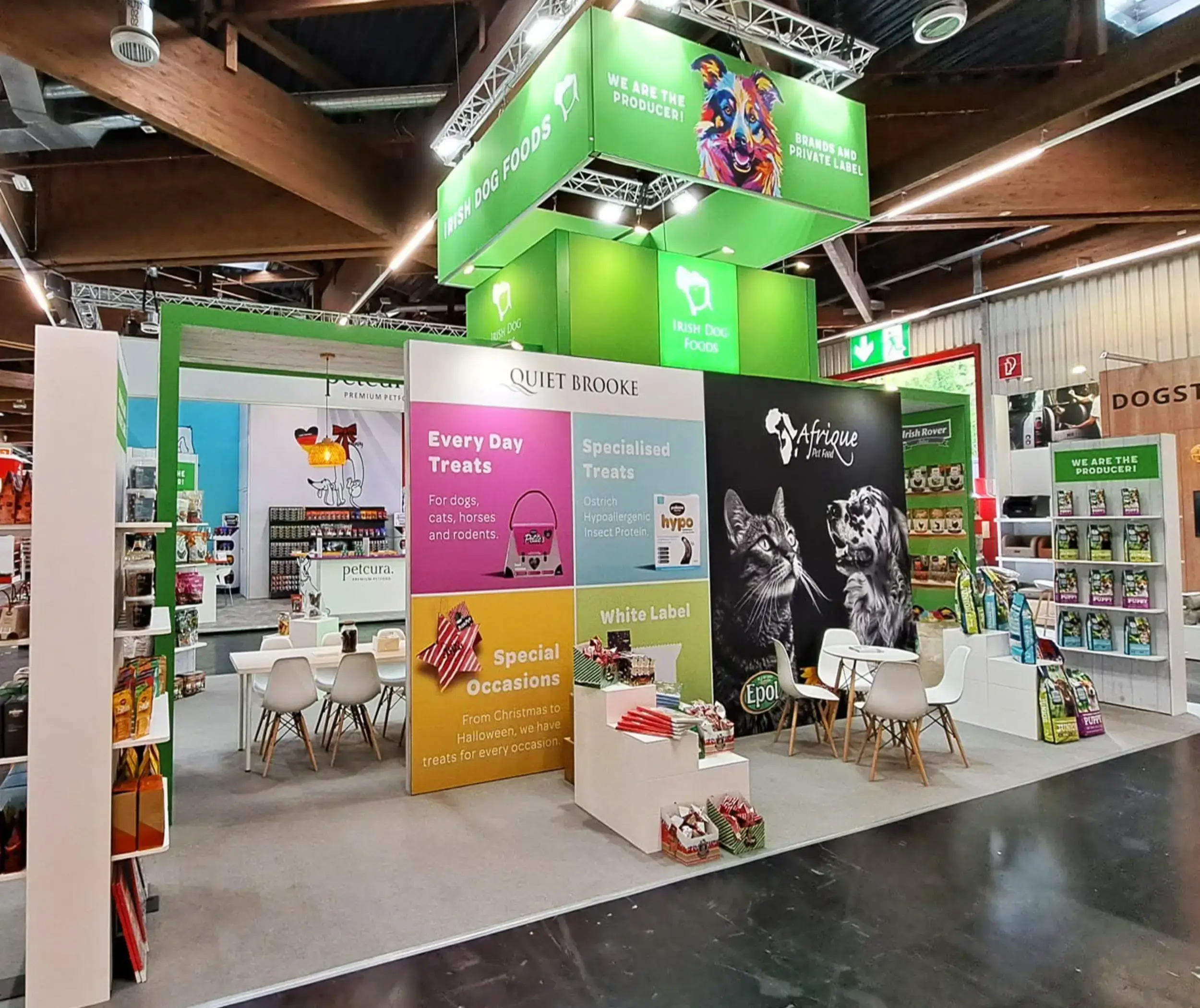 Booth for Irish Dog Foods at Interzoo 2024, Nuremberg