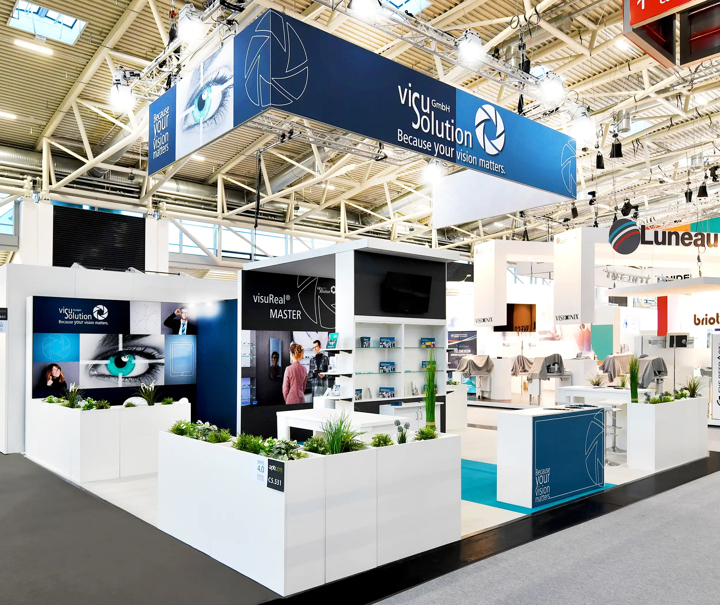 Exhibition Stand for visuSolution GmbH at opti, Munich