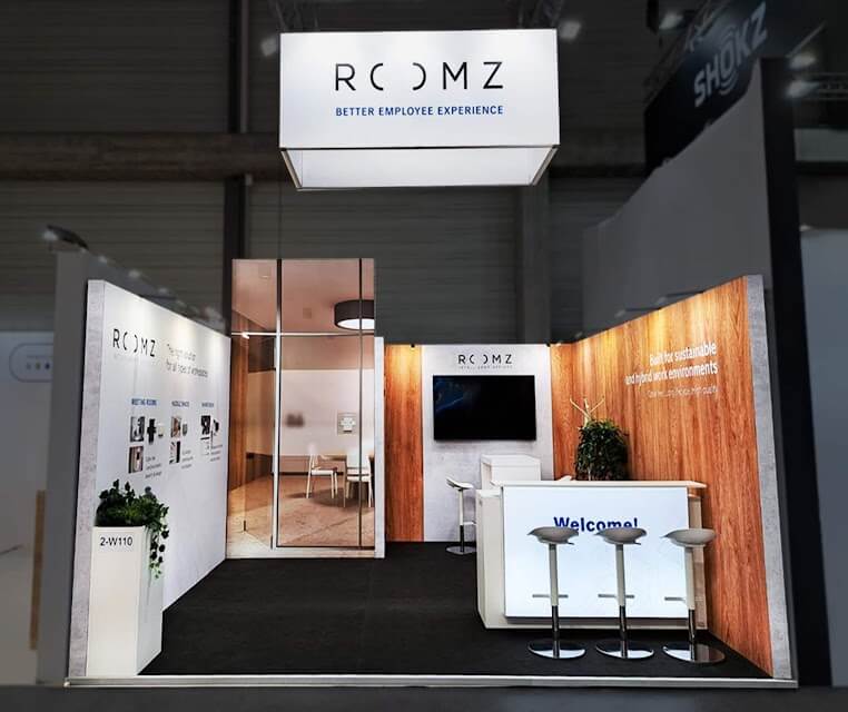 Exhibition Booth for ROOMZ at ISE 2024, Barcelona