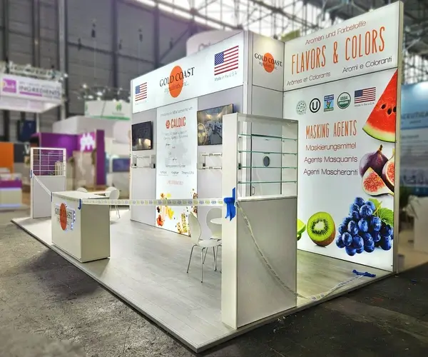Exhibition stand for Gold Coast, Vitafoods 2024, Geneva