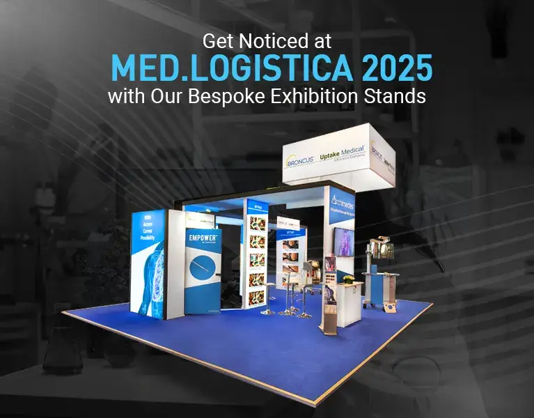 Exhibition stand builder for med.Logistica 2025