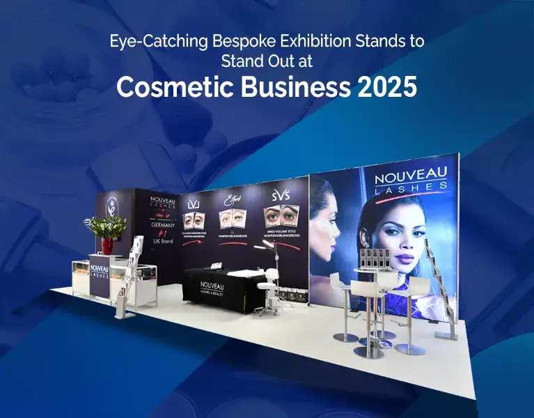 Exhibition stand builder for Cosmetic Business 2025