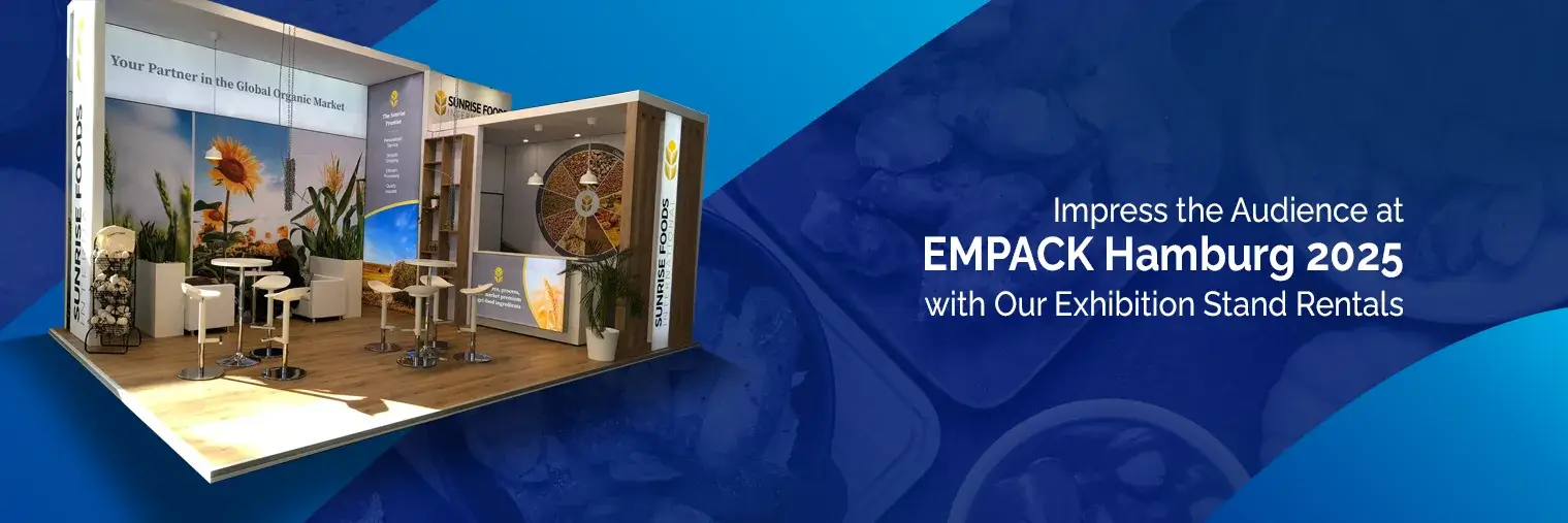 Exhibition stand builder for EMPACK Hamburg 2025