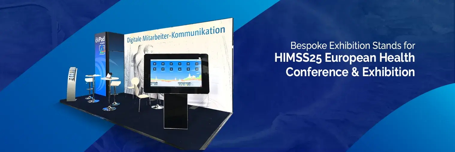 Booth builder for HIMSS25 European Health Conference & Exhibition