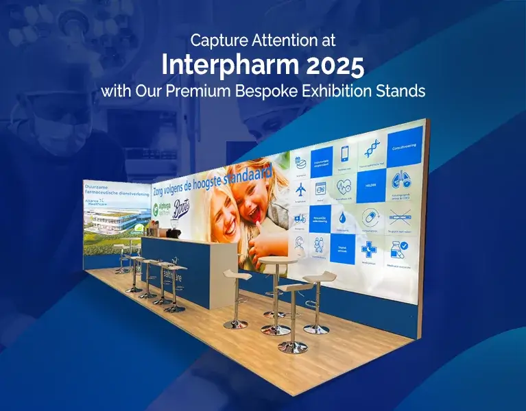 Exhibition stand builder for Interpharm 2025