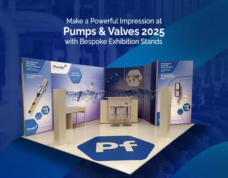 Exhibition stand builder for Pumps & Valves 2025