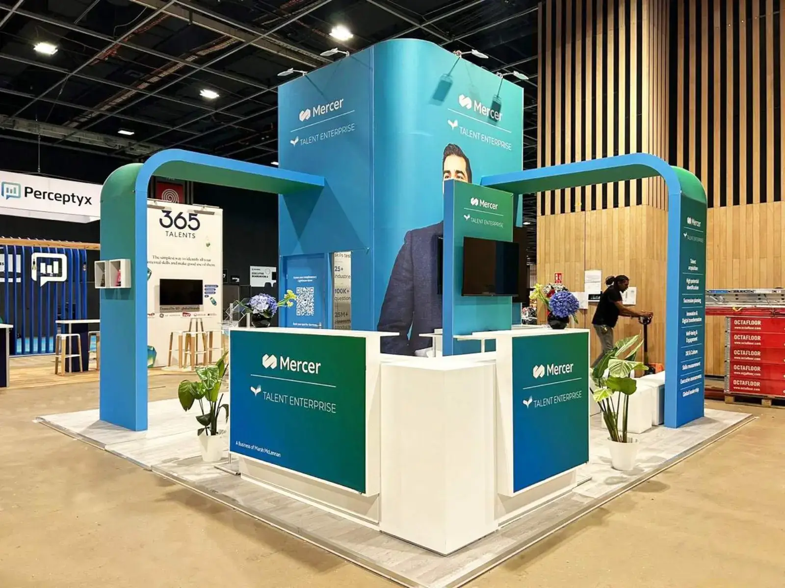 Mercer - Bespoke Exhibition Stand in Paris at Unleash World