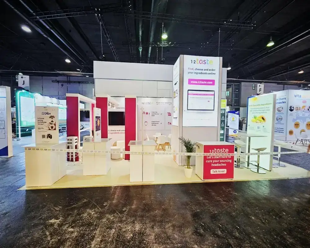 Exhibition stand for 1-2 taste, Food Ingredients 2024, Frankfurt