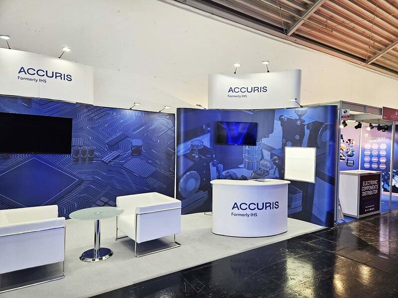 Exhibition stand for Accuris, Electronica 2024, Munich