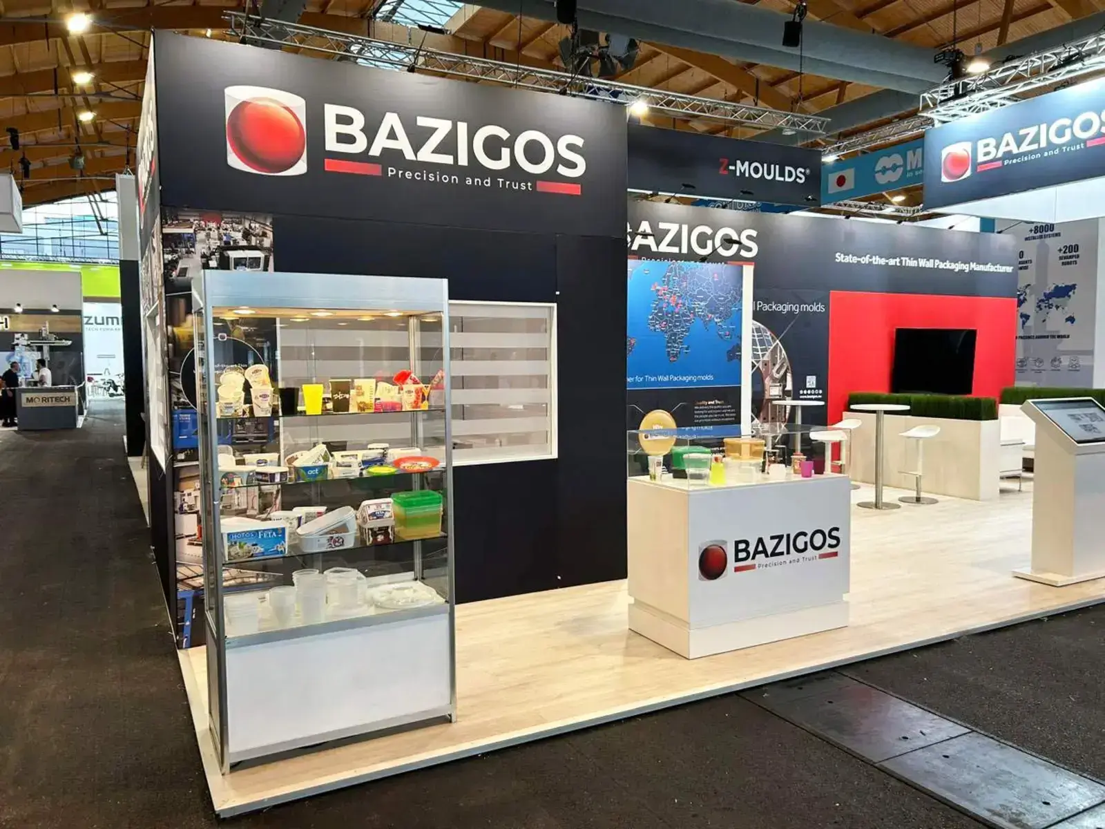 Exhibition stands for Bazigos, Greece, Fakuma 2024, Friedrichshafen