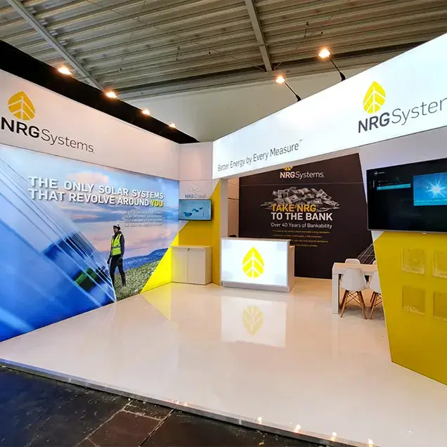 Exhibition Stand for NRG Systems, U.S. at Intersolar, Munich