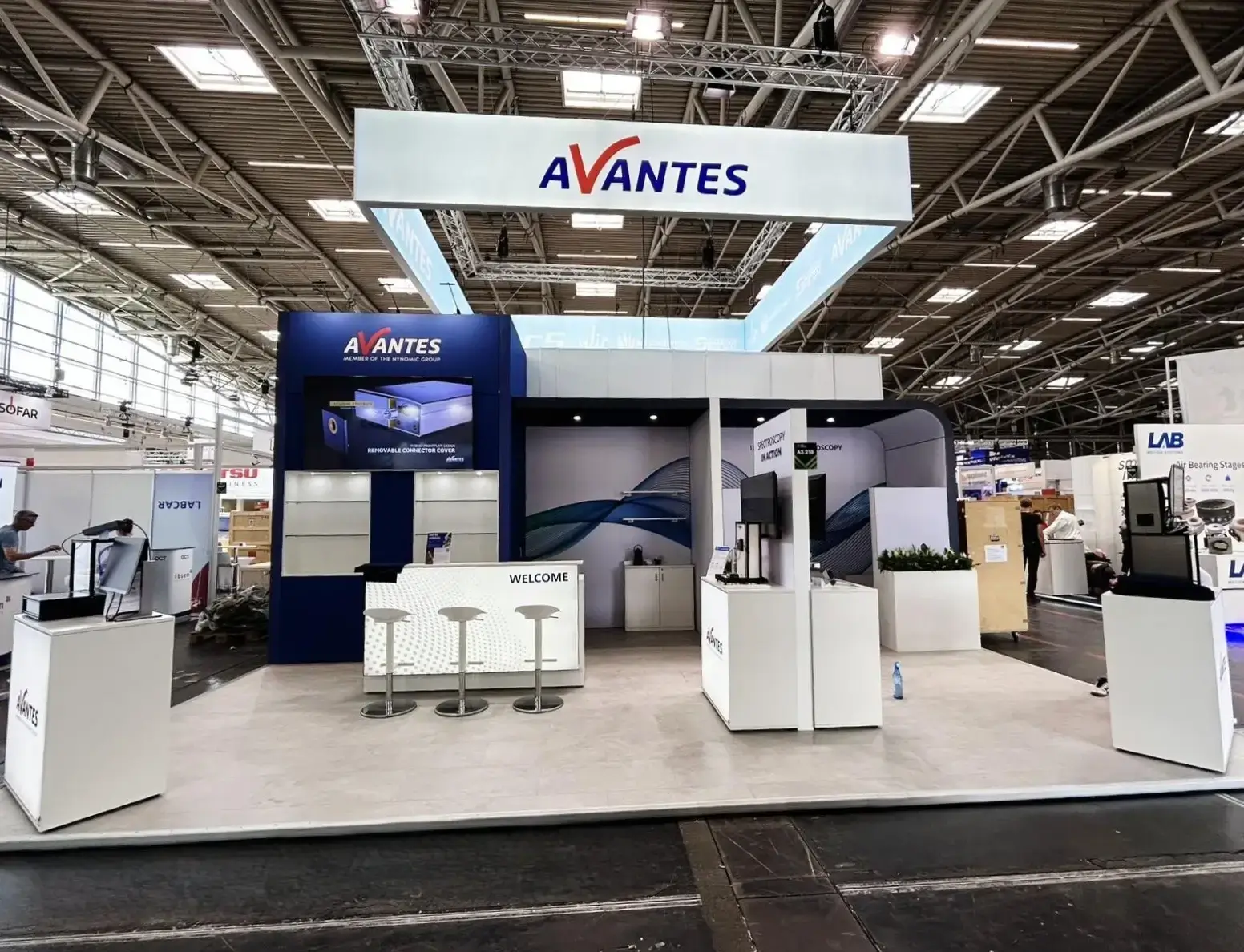 40 Sqm Custom Booth for Avantes - The Netherlands, Laser World of Photonics 2025, Messe Munich, Germany