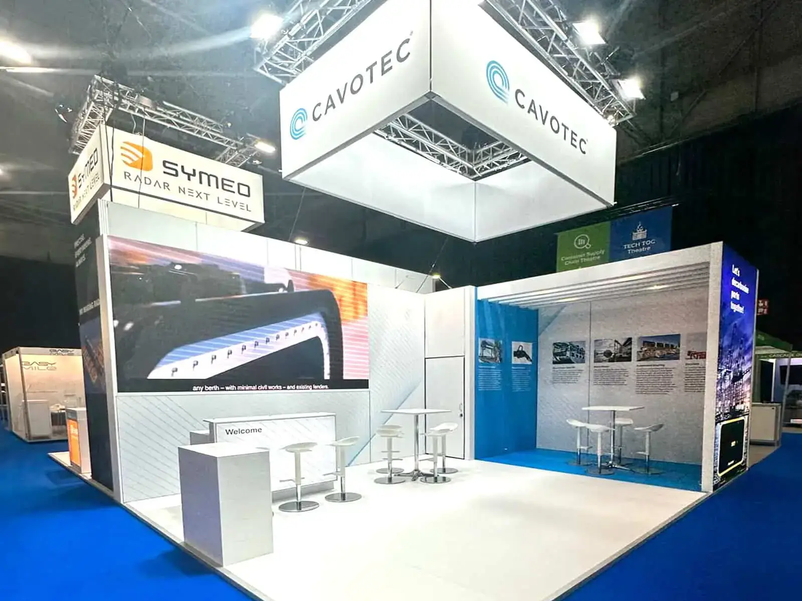 20 Sqm booth for Cavotech -Switzerland at Electric & Hybrid 2024, Amsterdam
