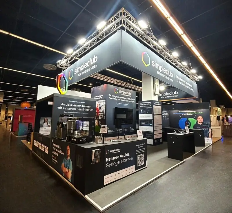 60 Sqm Booth for Simpleclub – Germany at ZP Europe 2025, Cologne