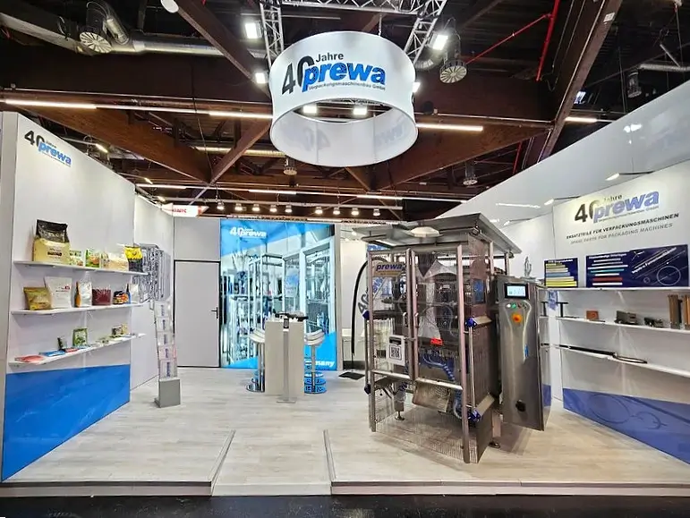 Exhibition stand for Prewa, Germany at Fachpack 2025, Nuremberg
